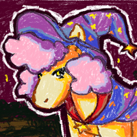 Thumbnail of a pony in a wizard hat.